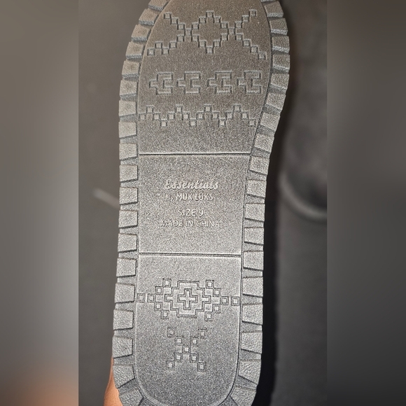 Muk Luks Black Suede Ankle Boots - Picture 2 of 3